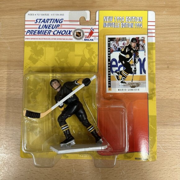 Starting LineUp Mario Lemieux Pittsburgh Penguins Hockey 1994 Action Figure NHL - Picture 1 of 4